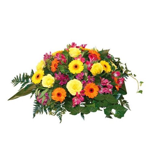 Fleurs pour enterrement - Composition florale de deuil Orpiment