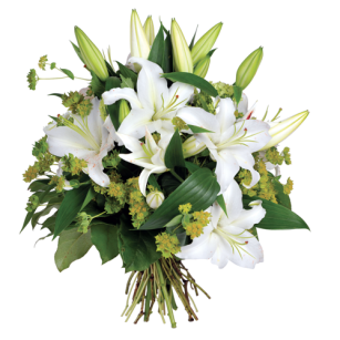 Fleurs pour enterrement - Bouquet de deuil Pureté