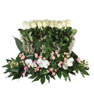 Fleurs pour enterrement - Composition florale de deuil Séraphin