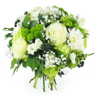 Fleurs pour enterrement - Bouquet de deuil Sérénité