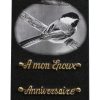 Plaques granit 18x25cm - Gravure Oiseau