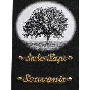 Plaques granit 18x25cm - Gravure Arbre