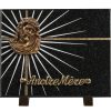 Plaques granit 17.5x25cm - Gravure Étoile - Bronze Christ