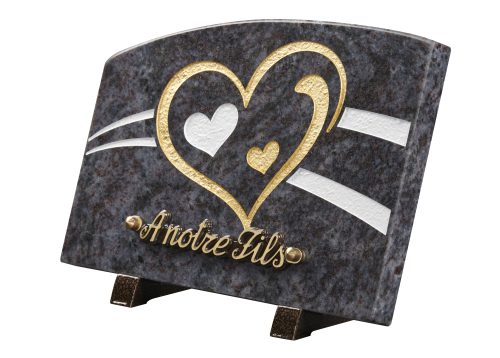 Plaques granit 18x25cm - Gravure Coeur – Image 2
