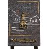 Plaques granit 18x25cm - Gravure Paysage - Bronze Chasseur