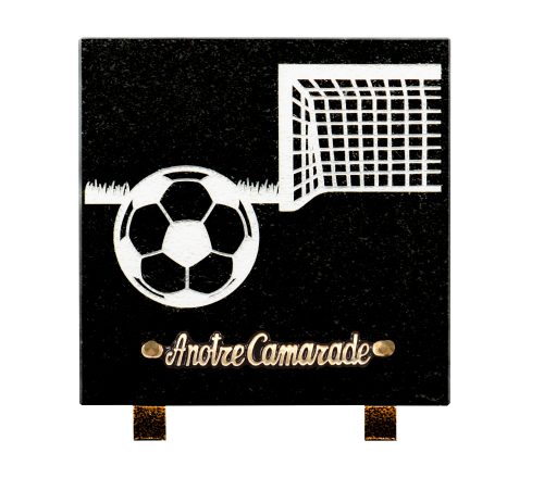 Plaques granit 20x20cm - Gravure Foot