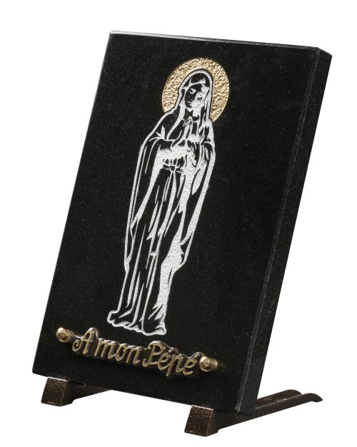 Plaques granit 20x30cm - Gravure Vierge – Image 2