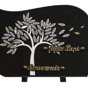 Plaques granit 25x35cm - Gravure Arbre