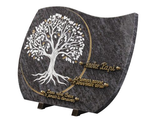 Plaques granit 30x40cm - Gravure Arbre – Image 2