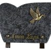 Plaques Granit 15x20cm - Bronze Colombe