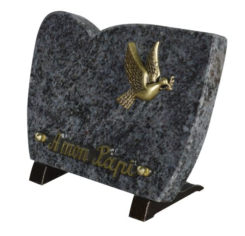 Plaques Granit 15x20cm - Bronze Colombe – Image 2