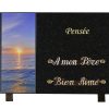 Plaques Granit 20x30cm - Visuel Sunset - Texte "Pensée