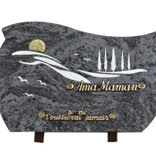 Plaques Granit 20x30cm - Gravure Paysage