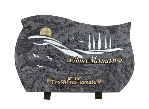 Plaques Granit 20x30cm - Gravure Paysage