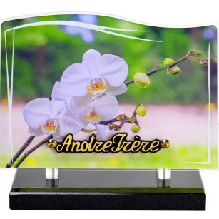 Plaques Altu 21x12cm - Visuel Orchidées
