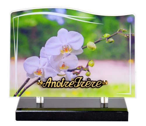 Plaques Altu 21x12cm - Visuel Orchidées