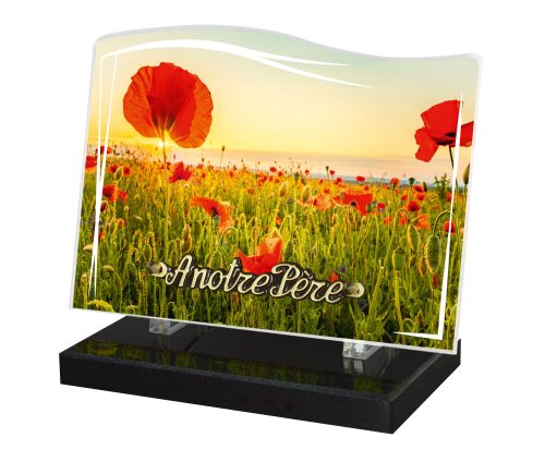 Plaques Altu 21x12cm - Visuel Coquelicot – Image 2