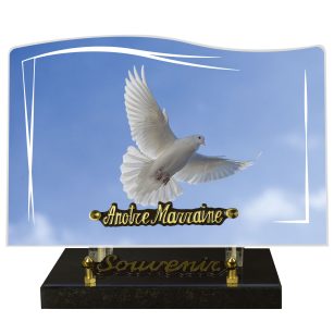 Plaques Altu 21x12cm - Visuel Colombe
