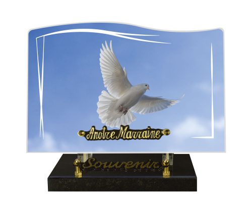 Plaques Altu 21x12cm - Visuel Colombe