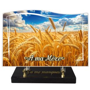Plaques Altu 21x12cm - Visuel Champs de blé