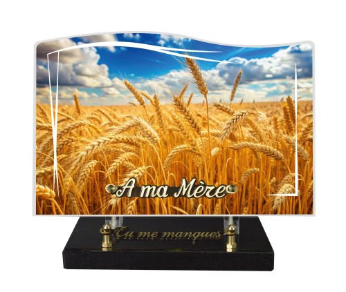 Plaques Altu 21x12cm - Visuel Champs de blé